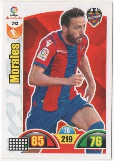 Cromo E00754: Album 2-Trading Car Game 2017-18, Morales: Levante U.D. Medio