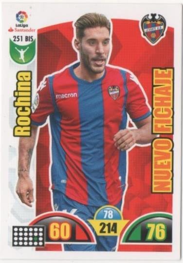Cromo E00760: Album 2-Trading Car Game 2017-18, Rochina: Levante U.D. Delantero