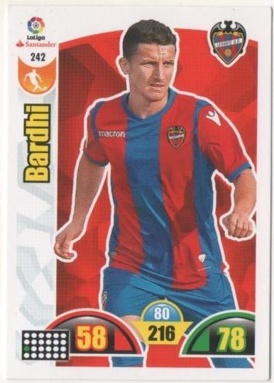 Cromo E00753: Album 2-Trading Car Game 2017-18, Bardhi: Levante U.D. Medio