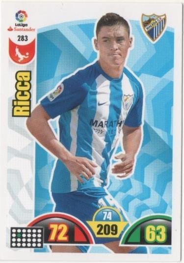 Cromo E00783: Album 2-Trading Car Game 2017-18, Ricca: Málaga C.F. Defensa