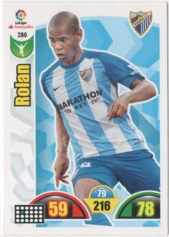 Cromo E00781: Album 2-Trading Car Game 2017-18, Rolan: Málaga C.F. Delantero