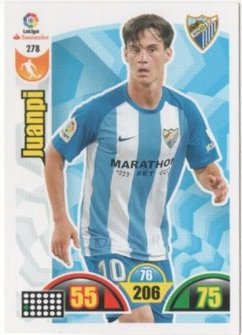 Cromo E00779: Album 2-Trading Car Game 2017-18, Juanpi: Málaga C.F. Medio