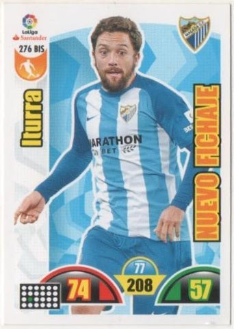 Cromo E00778: Album 2-Trading Car Game 2017-18, Iturra: Málaga C.F. Medio