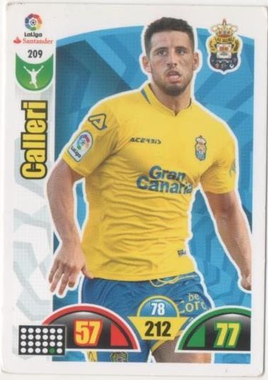 Cromo E00732: Album 2-Trading Car Game 2017-18, Calleri: U.D. Las Palmas. Delantero