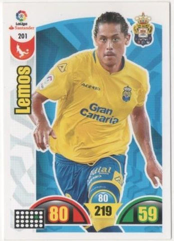 Cromo E00725: Album 2-Trading Car Game 2017-18, Lemos: U.D. Las Palmas. Defensa