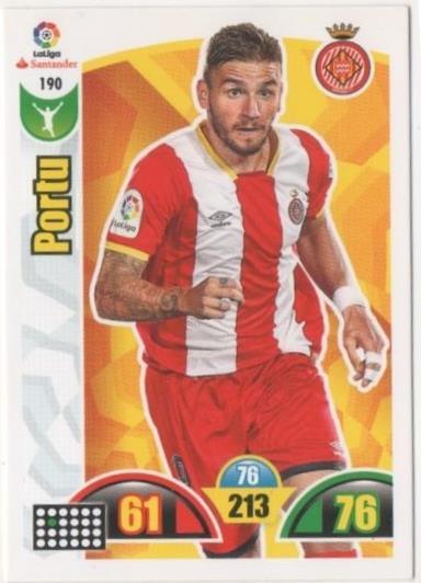 Cromo E00718: Album 2-Trading Car Game 2017-18, Portu: Girona F.C. Delantero