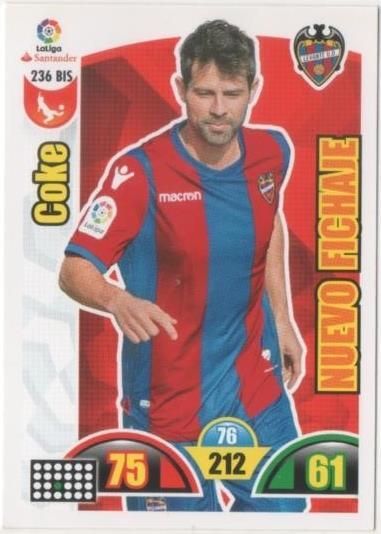 Cromo E00748: Album 2-Trading Car Game 2017-18, CokE Levante U.D. Deensa