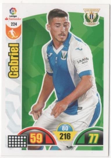 Cromo E00744: Album 2-Trading Car Game 2017-18, Gabriel: C.D. Leganés. Medio