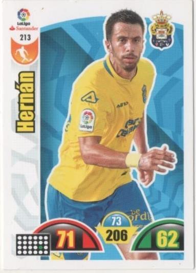 Cromo E00734: Album 2-Trading Car Game 2017-18, Hernán: U.D. Las Palmas. Medio