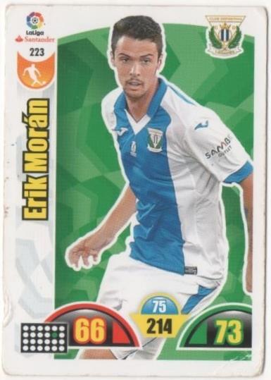 Cromo E00743: Album 2-Trading Car Game 2017-18, Erik Morán: C.D. Leganés. Medio
