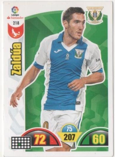 Cromo E00740: Album 2-Trading Car Game 2017-18, Zaldúa: C.D. Leganés. Defensa