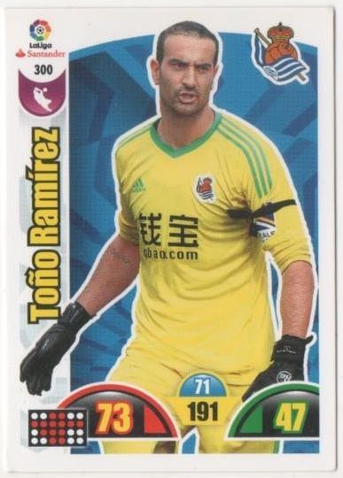 Cromo E00837: Album 2-Trading Car Game 2017-18, Toño Ramírez: Real Sociedad. Portero