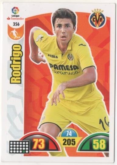 Cromo E00833: Album 2-Trading Car Game 2017-18, Rodrigo: Villareal C.F. Medio