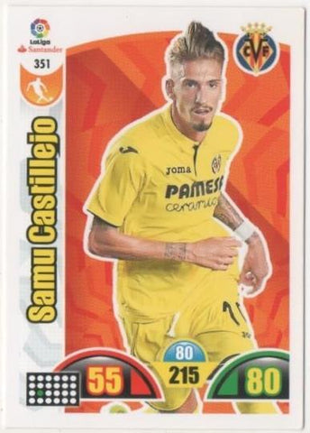 Cromo E00830: Album 2-Trading Car Game 2017-18, Samu Castillejo: Villareal C.F. Medio
