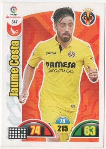 Cromo E00827: Album 2-Trading Car Game 2017-18, Jaume Costa: Villareal C.F. Defensa