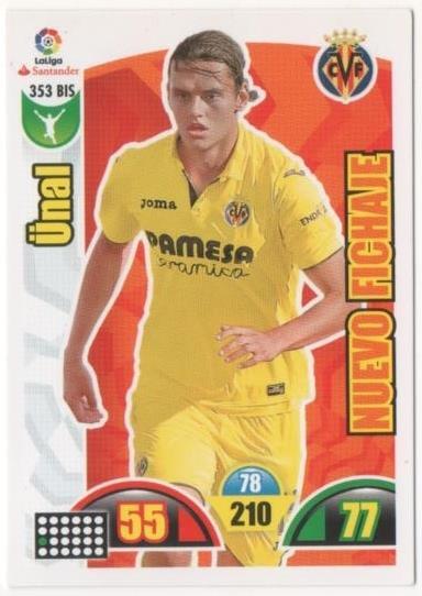 Cromo E00831: Album 2-Trading Car Game 2017-18, Ünal: Villareal C.F. Delantero