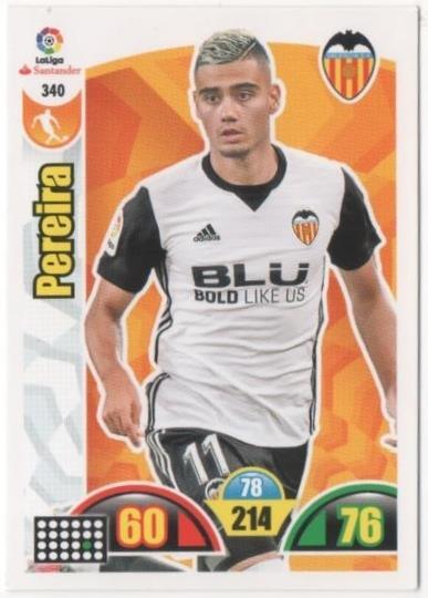 Cromo E00824: Album 2-Trading Car Game 2017-18, Pereira: Valencia C.F. Medio