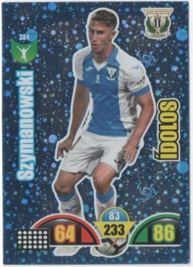 Cromo E00856: Album 2-Trading Car Game 2017-18, Szymanowski-ÍDOLOS: C.D. Leganes. Delantero
