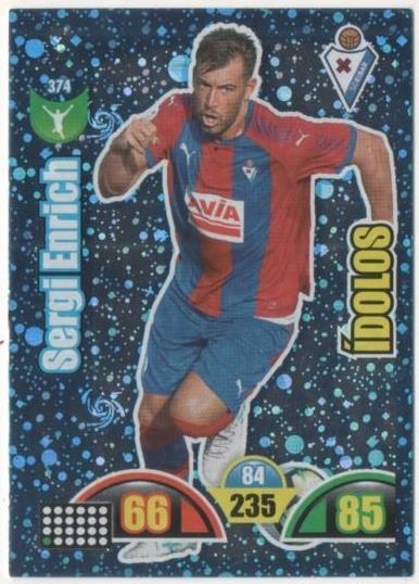Cromo E00847: Album 2-Trading Car Game 2017-18, Sergi Enrich-ÍDOLOS: SD Eibar. Delantero
