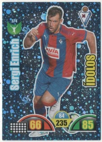 Cromo E00847: Album 2-Trading Car Game 2017-18, Sergi Enrich-ÍDOLOS: SD Eibar. Delantero