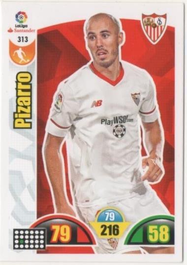 Cromo E00802: Album 2-Trading Car Game 2017-18, Pizarro: Sevilla F.C. Medio