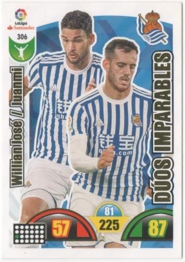 Cromo E00799: Album 2-Trading Car Game 20147-18, William José-Juanmi-DÚOS IMPARABLES: Real Sociedad. Delantero