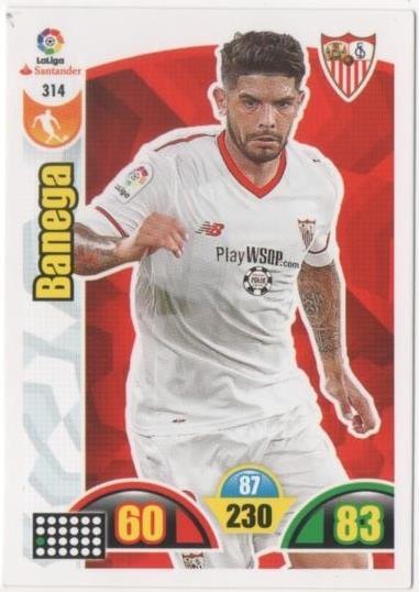 Cromo E00803: Album 2-Trading Car Game 2017-18, Banega: Sevilla F.C. Medio