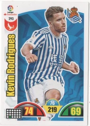 Cromo E00791: Album 2-Trading Car Game 2017-18, Kevin Rodrigues: Real Sociedad. Defensa