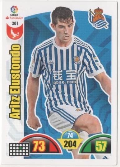 Cromo E00795: Album 2-Trading Car Game 2017-18, Aritz Elustondo: Real Sociedad. Defensa