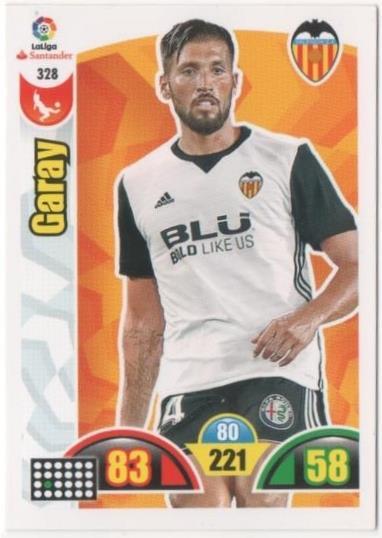 Cromo E00816: Album 2-Trading Car Game 2017-18, Garay: Valencia C.F. Defensa