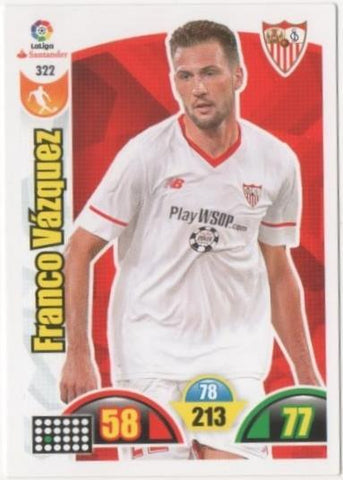 Cromo E00811: Album 2-Trading Car Game 2017-18, Franco Vázquez: Sevilla F.C. Medio