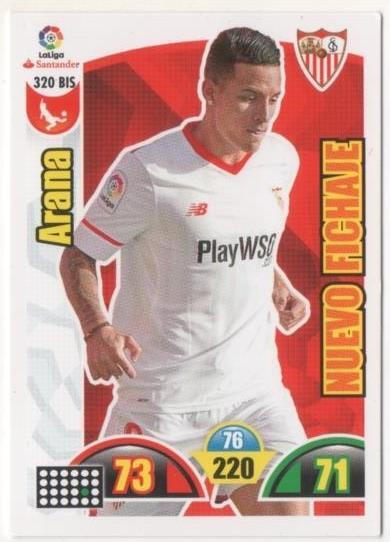 Cromo E00809: Album 2-Trading Car Game 2017-18, Arana: Sevilla F.C. Defensa