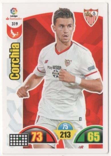 Cromo E00808: Album 2-Trading Car Game 2017-18, Corchia: Sevilla F.C. Defensa