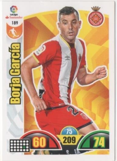 Cromo E00716: Album 2-Trading Car Game 2017-18, Borja García. Medio