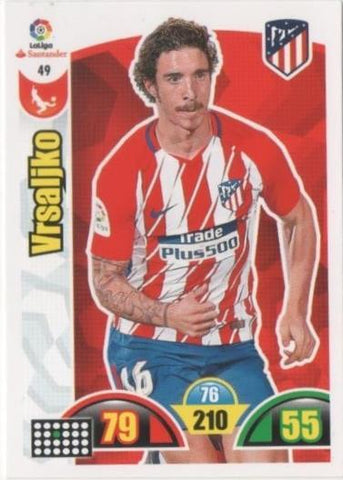 Cromo E00611: Album 2-Trading Car Game 2017-18, Vrsaljko: At.C. Madrid. Defensa