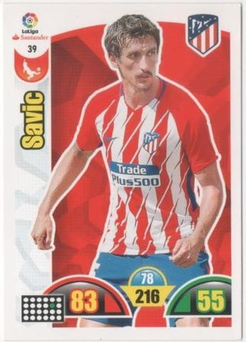 Cromo E00613: Album 2-Trading Car Game 2017-18, Savic:At.C. Madrid. Defensa