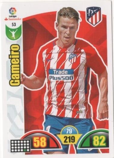 Cromo E00615: Album 2-Trading Car Game 2017-18, Gameiro: At.C. Madrid. Delantero