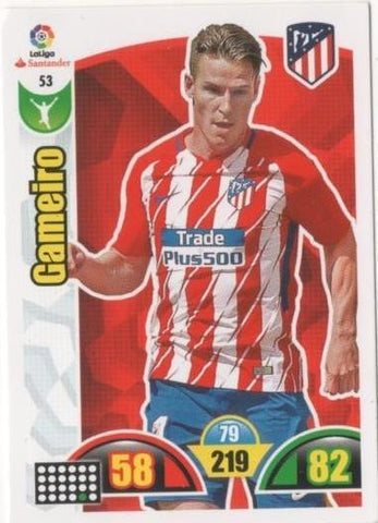 Cromo E00615: Album 2-Trading Car Game 2017-18, Gameiro: At.C. Madrid. Delantero