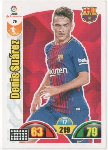 Cromo E00624: Album 2-Trading Car Game 2017-18, Denis Suárez: F.C. Barcelona. Medio