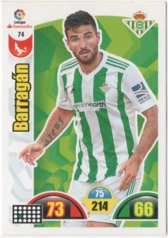 Cromo E00633: Album 2-Trading Car Game 2017-18, Barragán: Real Betis Balonpie. Defensa