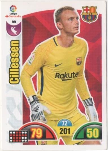 Cromo E00630: Album 2-Trading Car Game 2017-18, Cillessen: C.N.Barcelona. Portero
