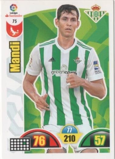 Cromo E00634: Album 2-Trading Car Game 2017-18, Mandi: Real Betis Balonpie. Defensa 