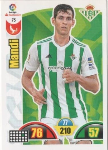 Cromo E00634: Album 2-Trading Car Game 2017-18, Mandi: Real Betis Balonpie. Defensa 