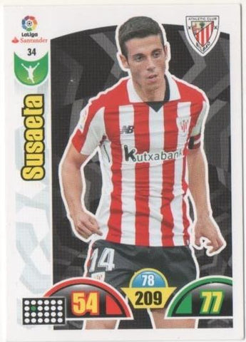 Cromo E00607: Album 2-Trading Car Game 2017-18, Susaeta: At.C. Bilbao. Delantero