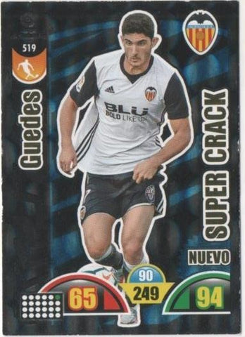Cromo E00583: Album 2-Trading Card Game 2017-18, Guedes: Valencia C.F. Medio