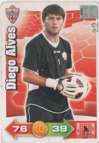 Cromo E00578: Album 2-Trading Car Game 2010-11, Diego Alves: U.D. Almería. Portero