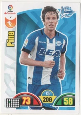 Cromo E00590: Album 2-Trading Car Game 2017-18, Pina: Deportivo Alavés. Medio