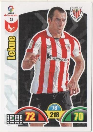 Cromo E00602: Album 2-Trading Car Game 2017-18, LekuE At.C. Bilbao. Defensa