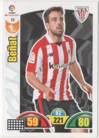 Cromo E00596: Album 2-Trading Car Game 2017-18, Beñat: At.C. Bilbao. Medio