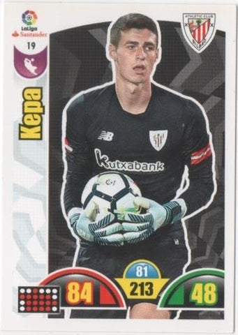 Cromo E00595: Album 2-Trading Car Game 2017-18, Kepa, At.C. Bilbao. Portero